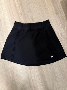 ALO Yoga Black Mini Athletic Skirt